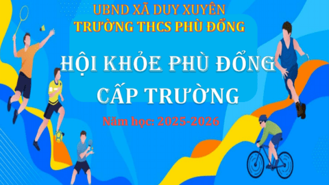Hội khỏe Phù Đổng cấp trường