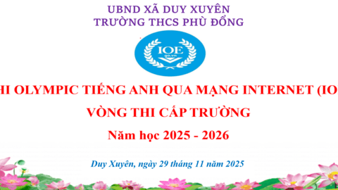 Cuộc thi IOE Tiếng Anh